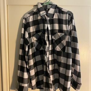 Black and white flannel